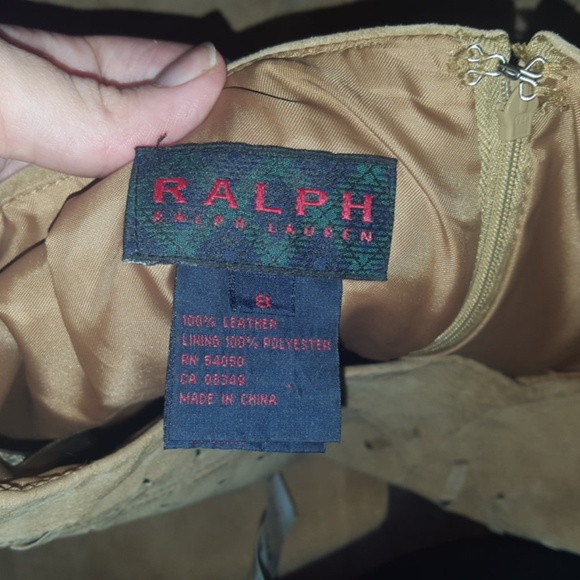 Ralph Lauren 100% Leather Pants - Picture 3 of 4